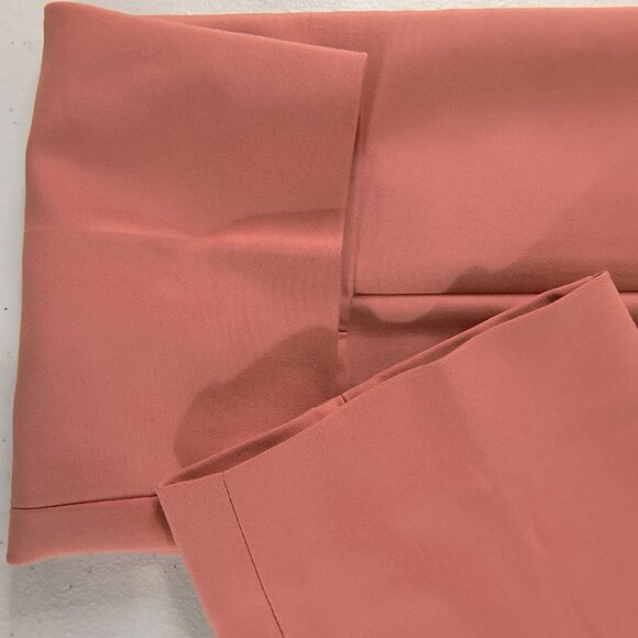 Express Columnist Ankle Mid Rise Size 00 Regular Light Coral Stretch Pants - Picture 4 of 10